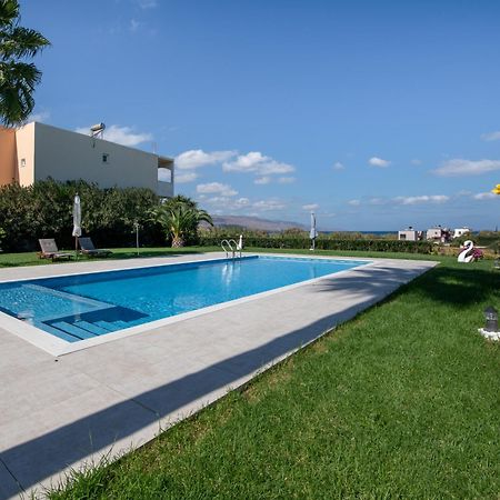 Socrates Holidays Apt. 2 With Pool Near The Beach Platanias  Luaran gambar