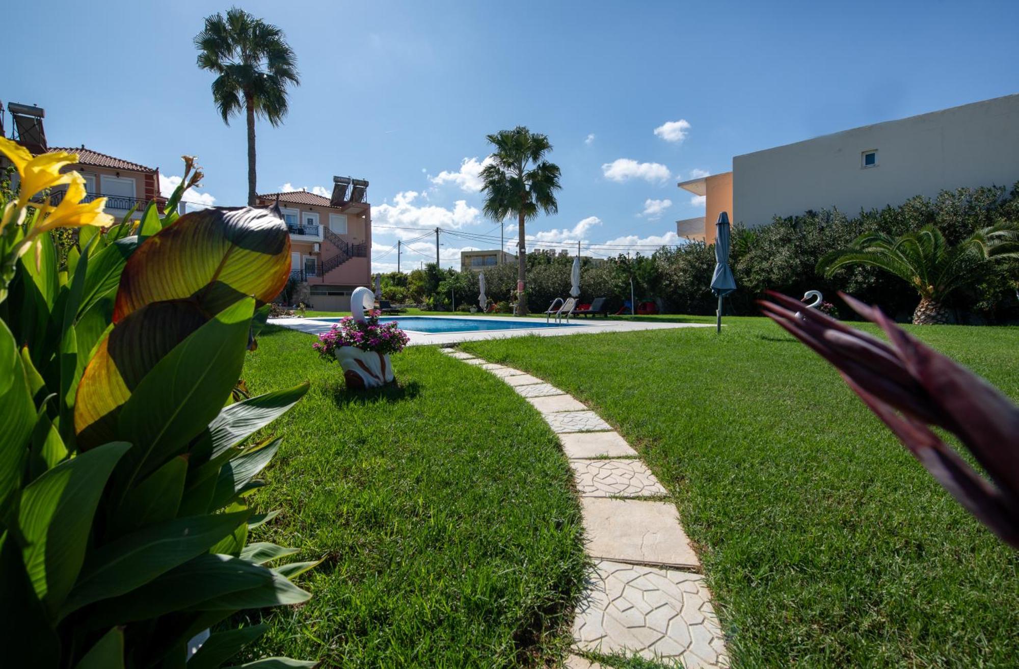 Socrates Holidays Apt. 2 With Pool Near The Beach Platanias  Luaran gambar