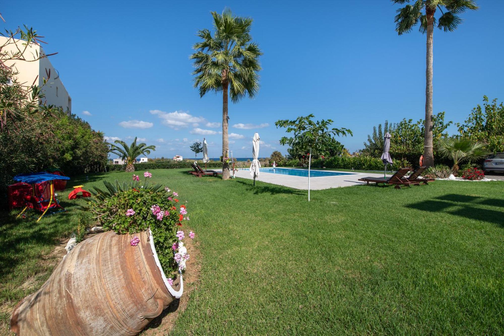 Socrates Holidays Apt. 2 With Pool Near The Beach Platanias  Luaran gambar