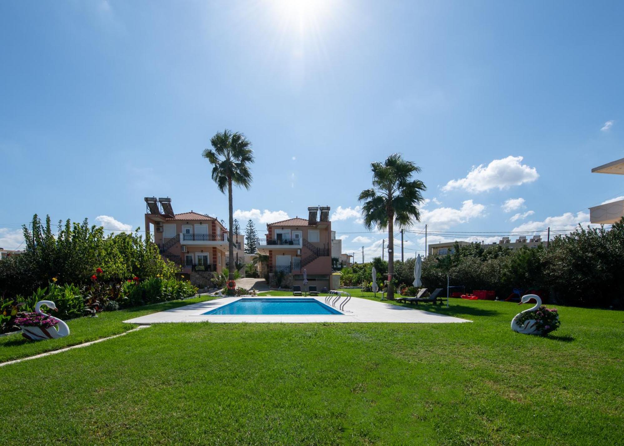 Socrates Holidays Apt. 2 With Pool Near The Beach Platanias  Luaran gambar