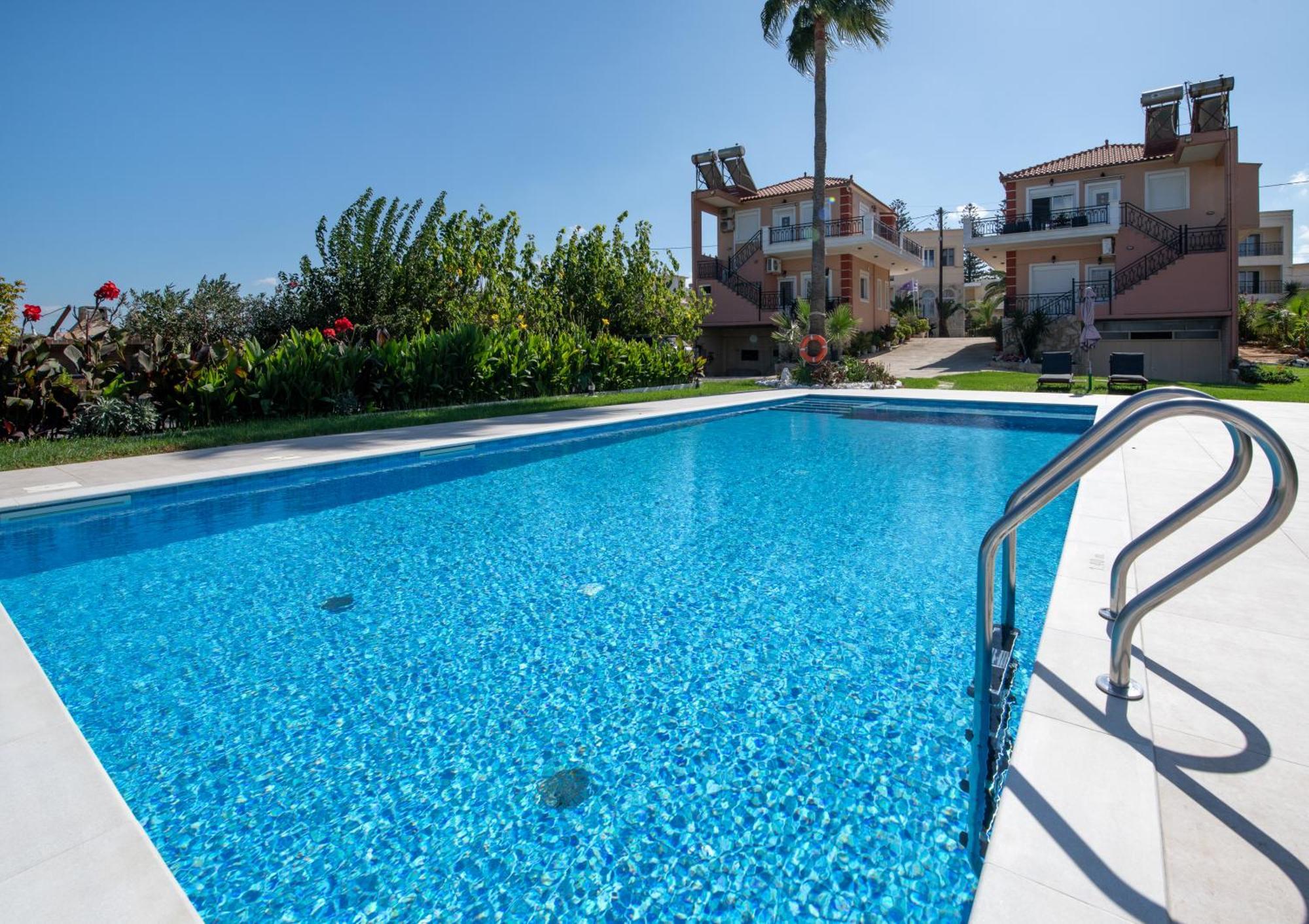 Socrates Holidays Apt. 2 With Pool Near The Beach Platanias  Luaran gambar