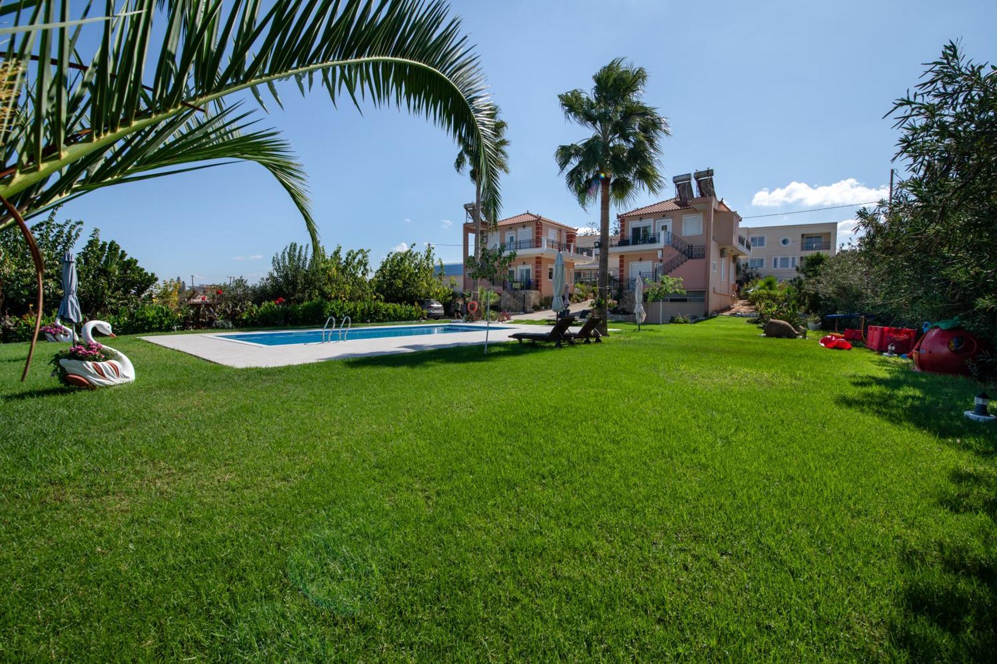 Socrates Holidays Apt. 2 With Pool Near The Beach Platanias  Luaran gambar