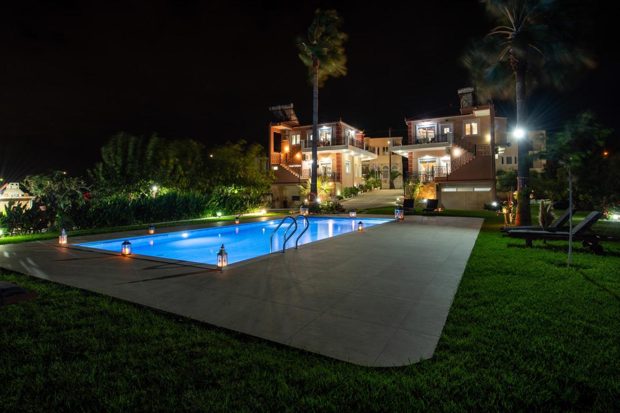 Socrates Holidays Apt. 2 With Pool Near The Beach Platanias  Luaran gambar