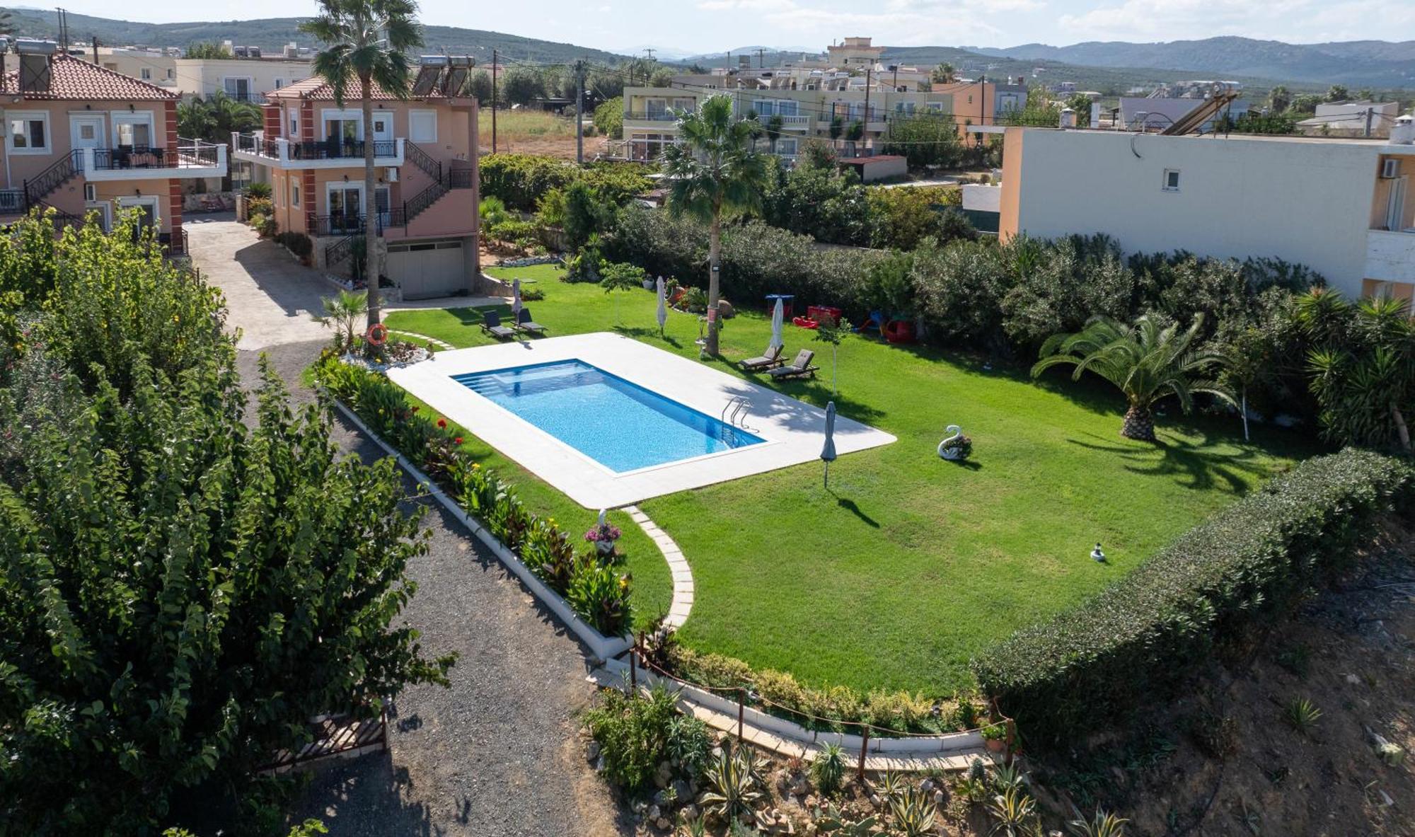 Socrates Holidays Apt. 2 With Pool Near The Beach Platanias  Luaran gambar