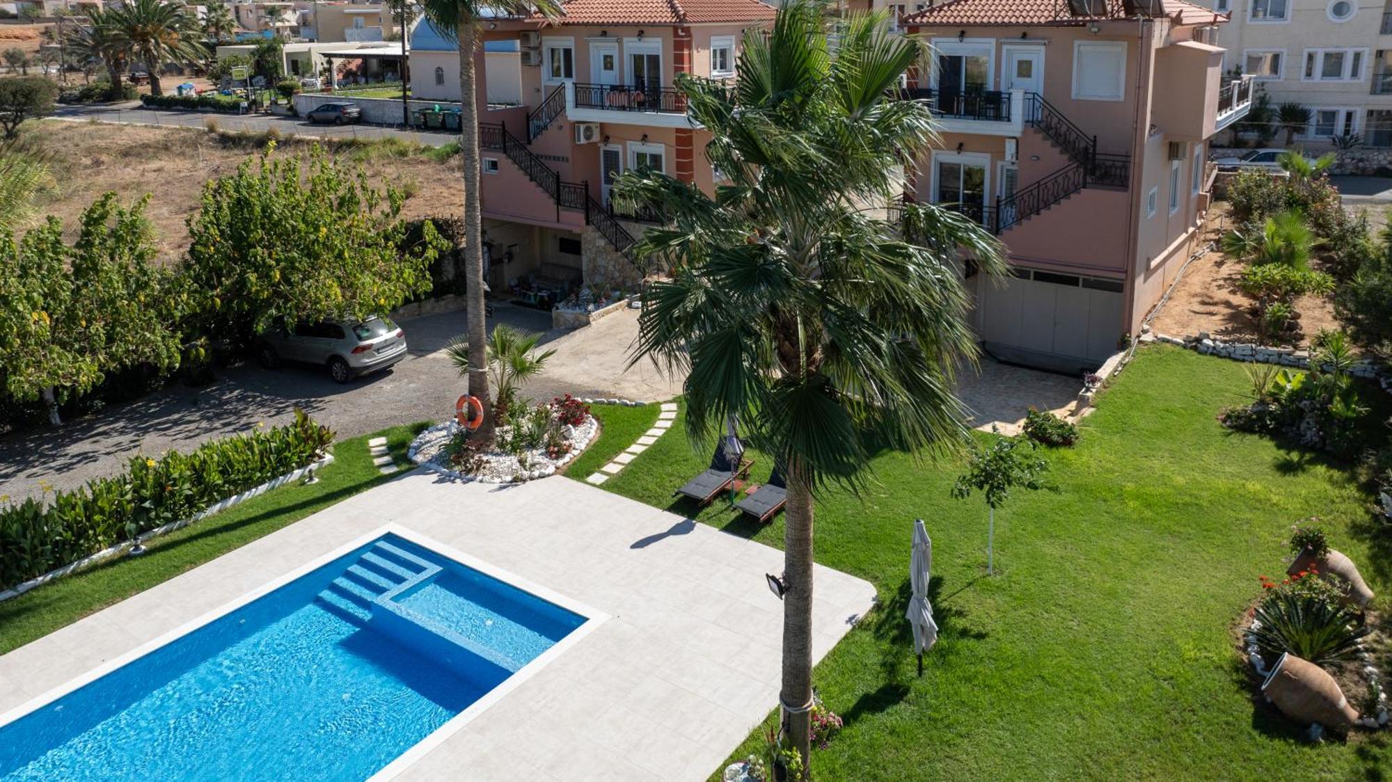 Socrates Holidays Apt. 2 With Pool Near The Beach Platanias  Luaran gambar