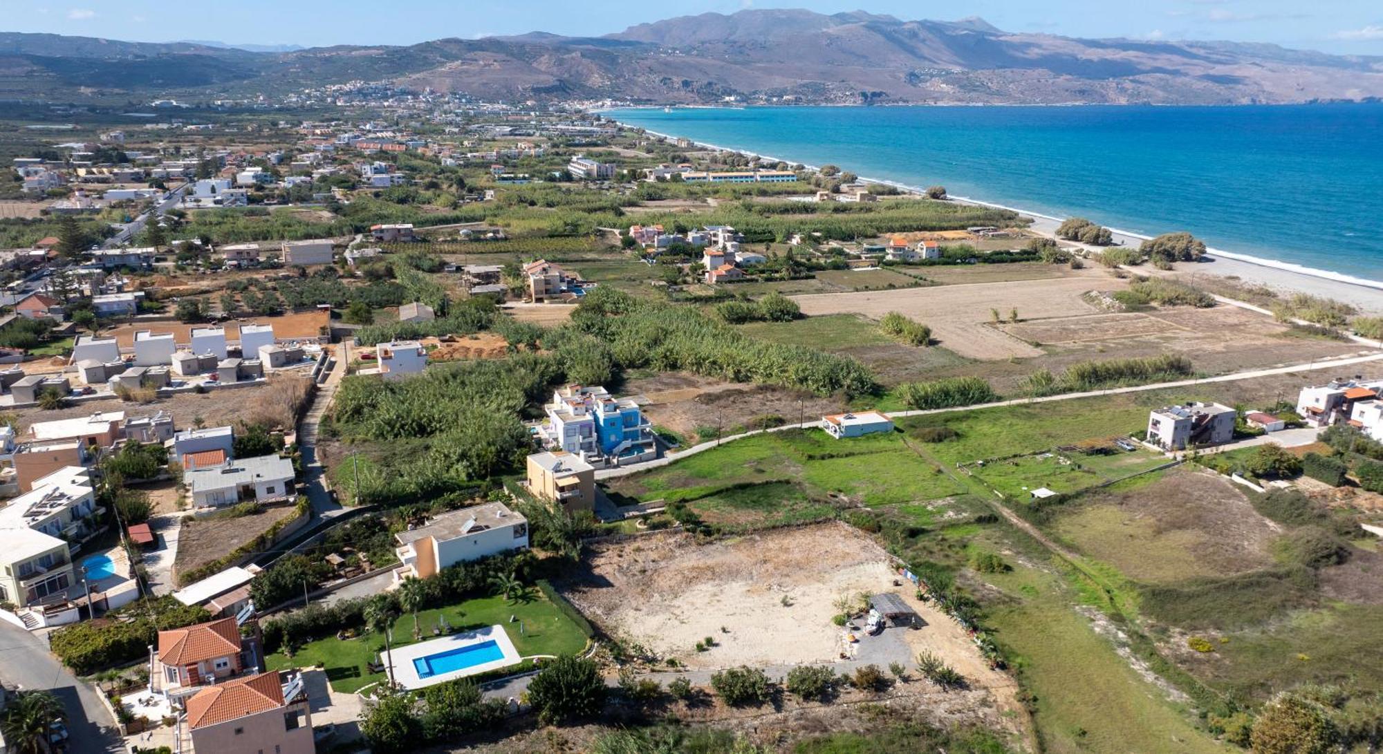 Socrates Holidays Apt. 2 With Pool Near The Beach Platanias  Luaran gambar